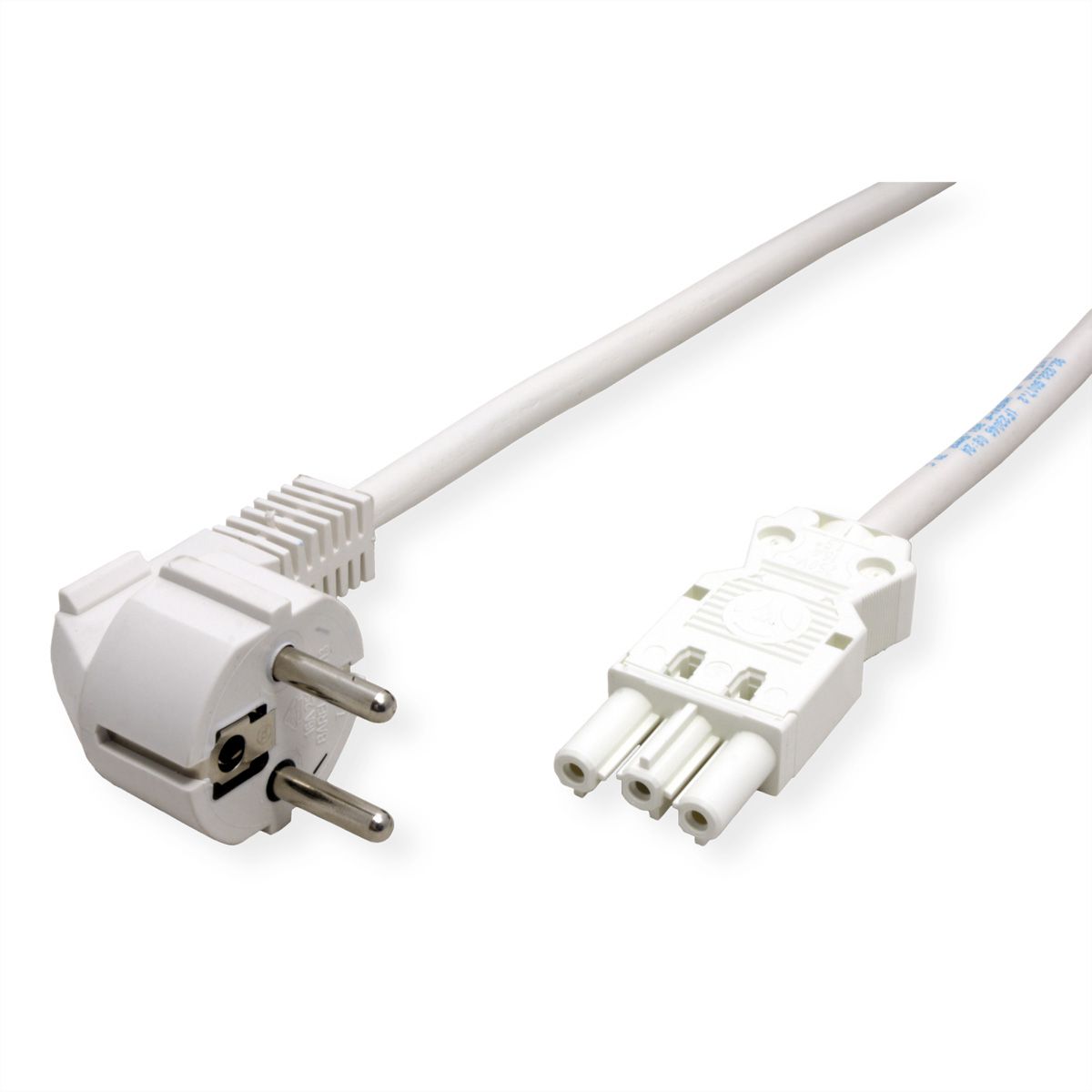 SCHROFF Netzanschlussltg, Schutzkontakt/UTE-Stecker-Wieland-Buchse