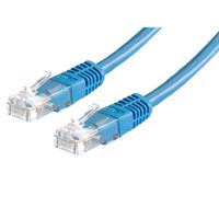 VALUE Patchkabel Cat.6 (Class E) UTP, blau, 0,5 m