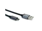 ROLINE USB 2.0 Kabel, Typ C - Typ A, ST/ST, schwarz, 0,8 m