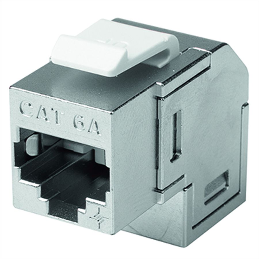 TELEGÄRTNER AMJ-Kupplung 90° Cat.6A, RJ45 (f-f)