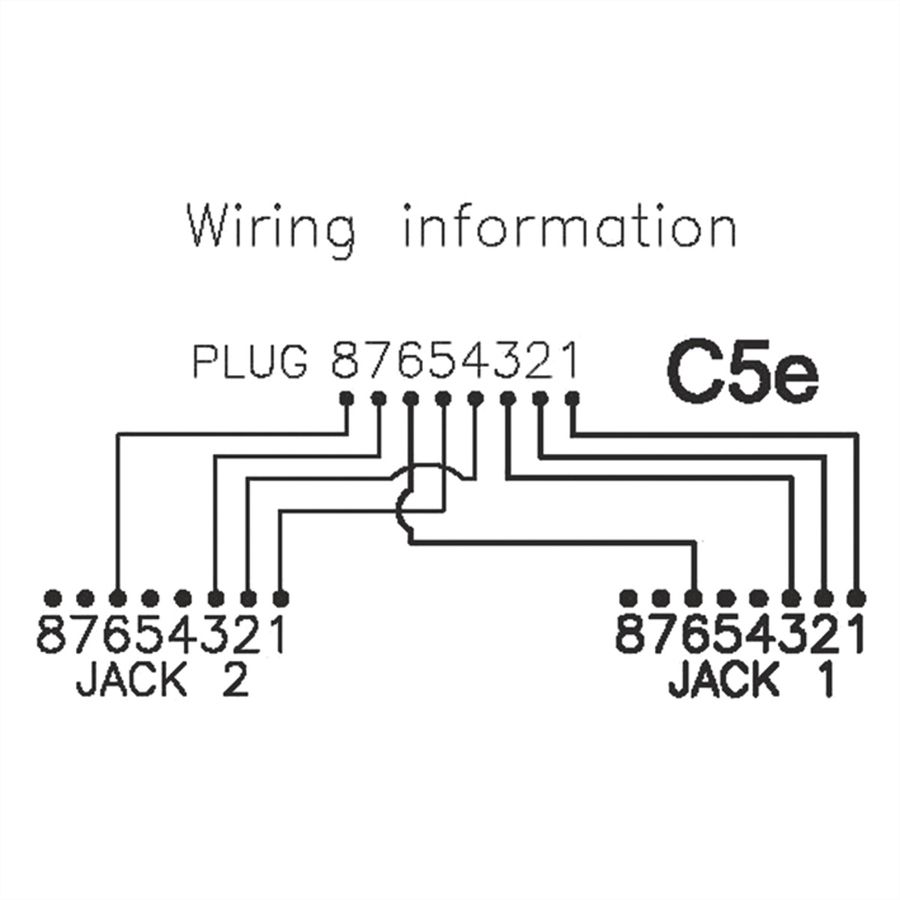 VALUE T-Adapter Cat.5e (Class D), STP