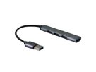 STANDARD USB 3.0 Hub, USB-A Anschluss, 4x USB-A Ports (3x USB 2.0 + 1x USB 3.2 Gen1)