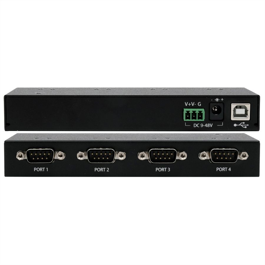EXSYS EX-13074HM USB 2.0 zu 4 x Seriell RS-232 Ports Metallgehäuse FTDI Chip-Set