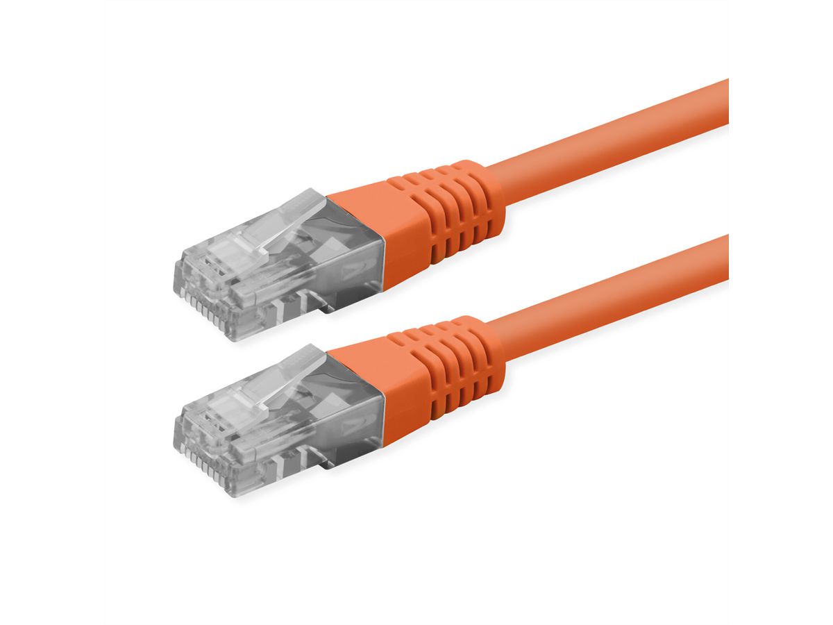 ROLINE Patchkabel Cat.6 (Class E), UTP, PoE, orange, 5 m