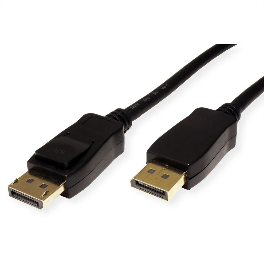 VALUE DisplayPort Kabel, v1.4, DP ST - ST, schwarz, 1,5 m