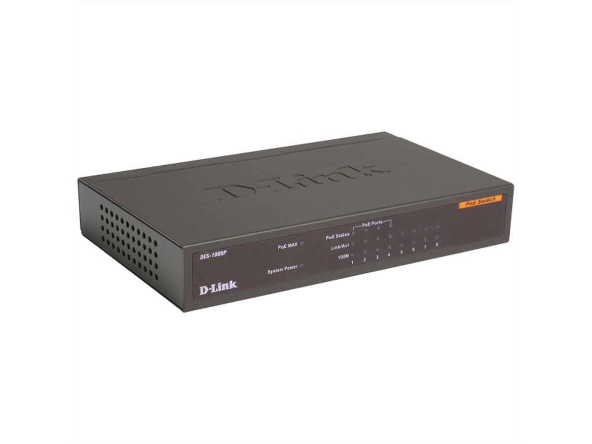 D-Link DES-1008PA Netzwerk Switch