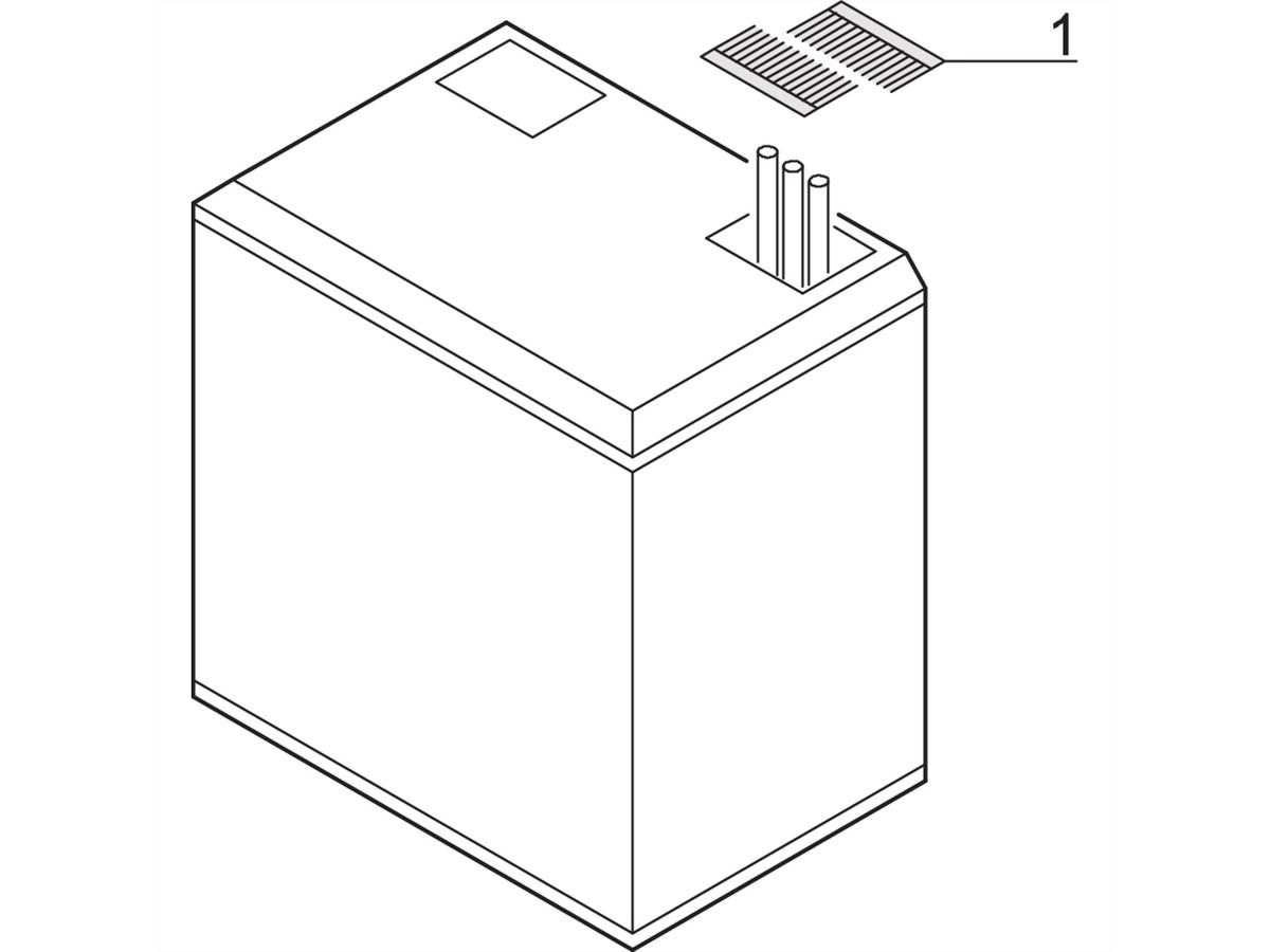 SCHROFF EPCASE Bürstenleiste, 1 St.