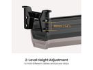 ROLINE Easy2Open Kabelkanal, Untertischmontage, schwarz, 85,8 cm