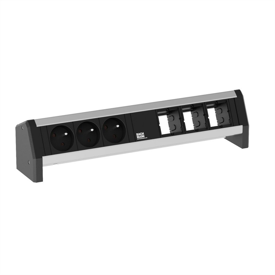 BACHMANN DESK 3x Schutzkontakt UTE 3x ABD