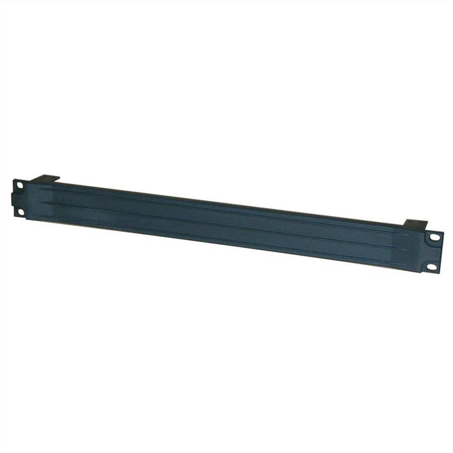 Lüftereinschub, 19"-Einbaukit, 1 HE, Kunststoff schwarz