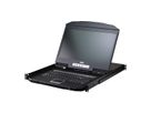 ATEN CL3708iNW Konsole GB WideSreen FHD über IP Switch 8 Port USB HDMI, UK-Layout