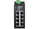 TRENDnet TI-ELC80 8-Port Ethernet Mini Switch Industrial DIN-Rail