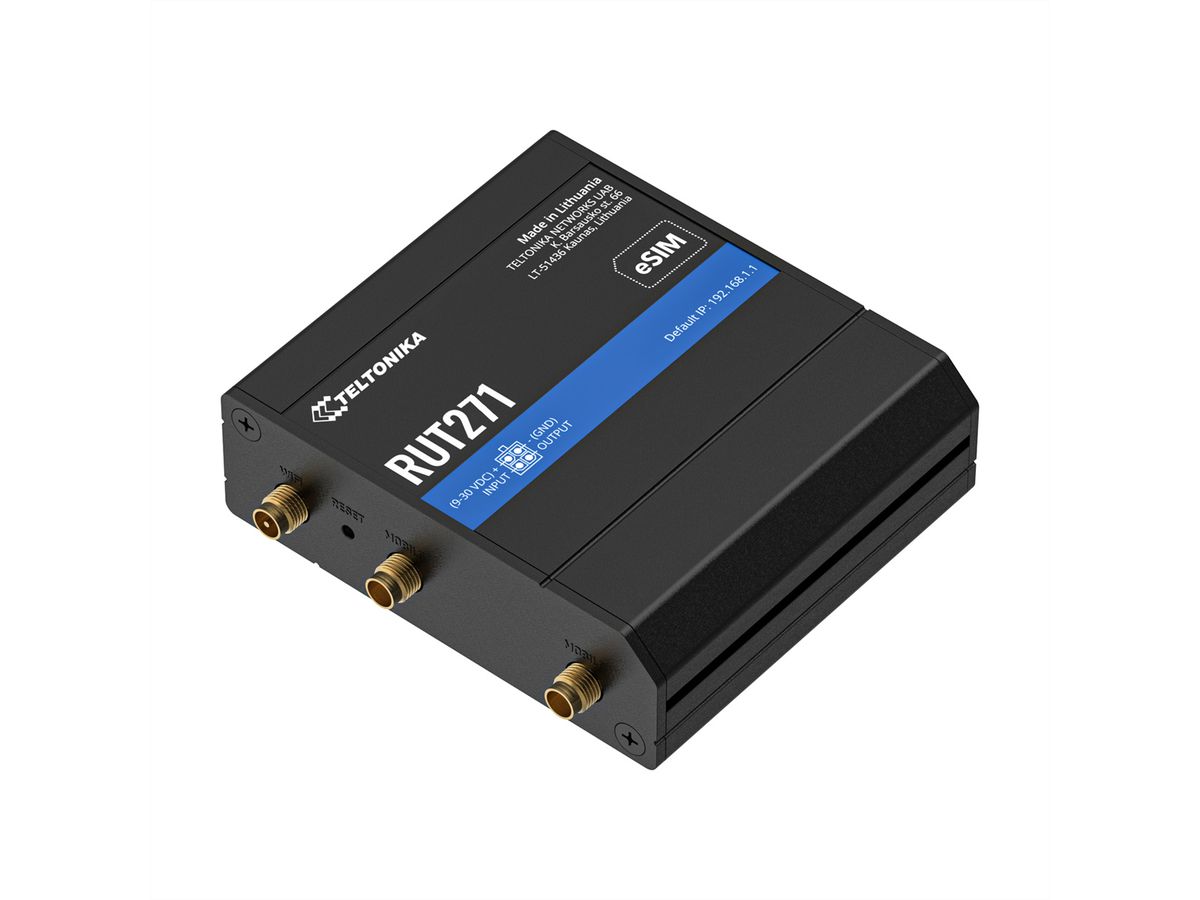TELTONIKA RUT271 Redcap 5G Router eSIM
