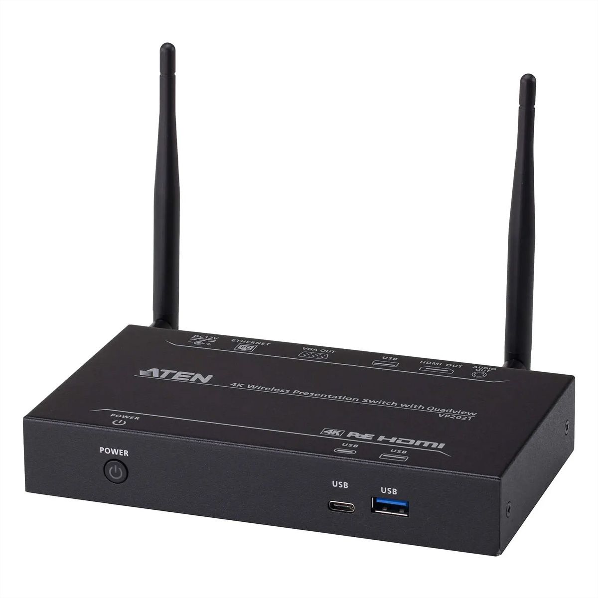 ATEN VP2021KIT 4K Wireless Präsentations Switche Quad View