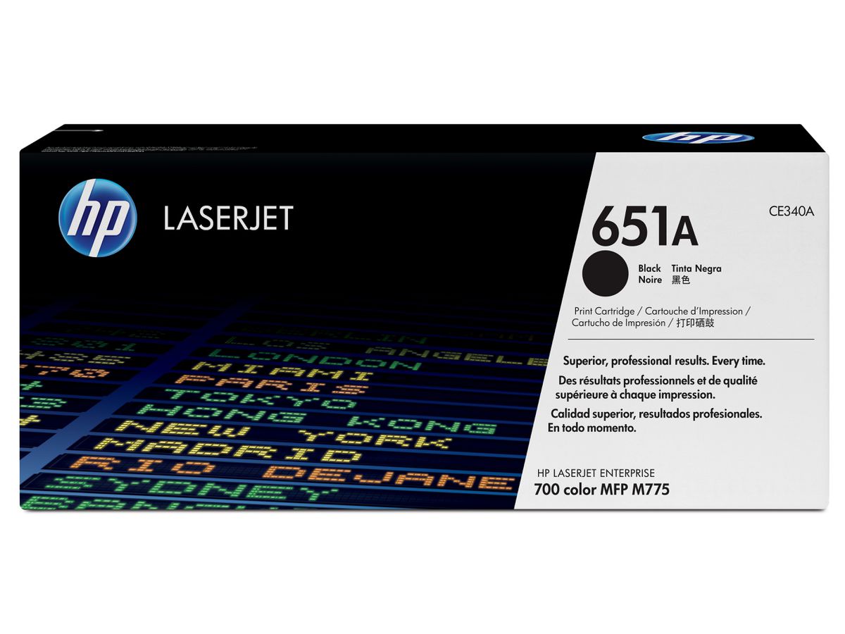 HP 651A Schwarz Original LaserJet Tonerkartusche