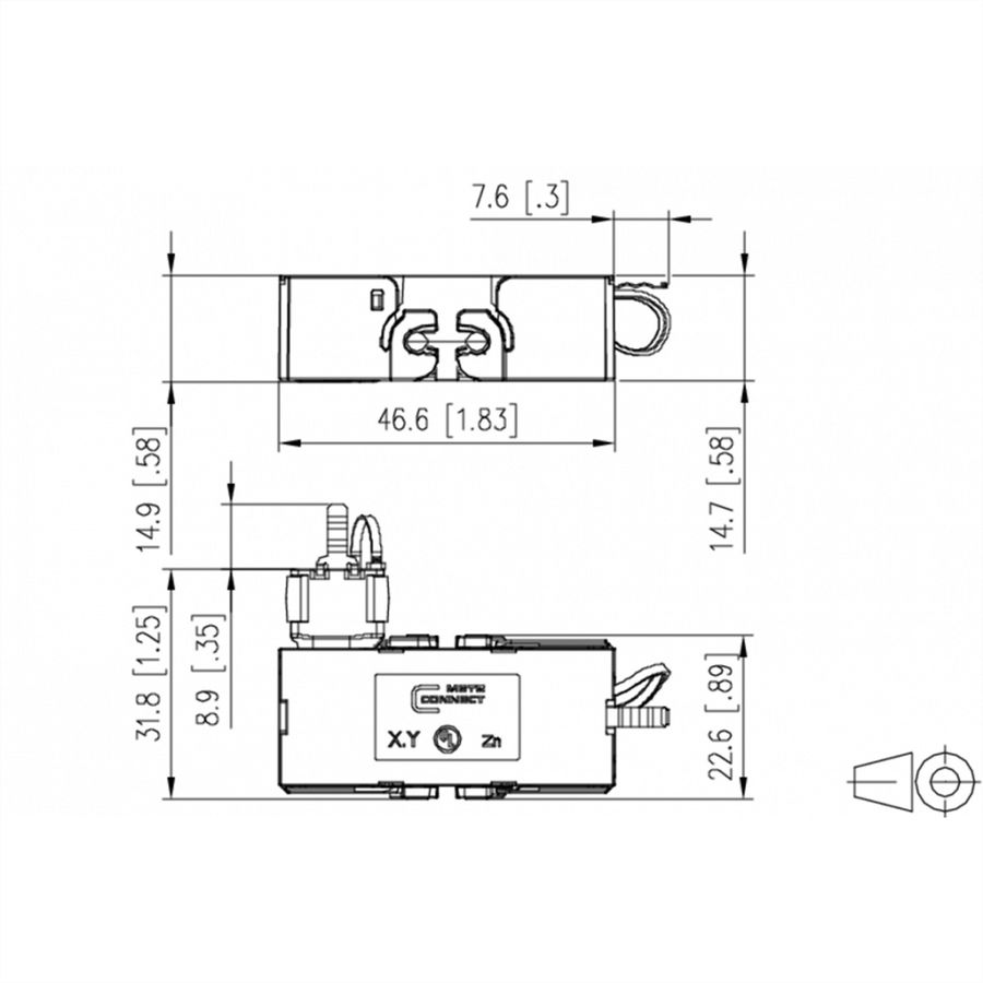 METZ CONNECT Kabelverbinder Class EA Cat.6A 270°