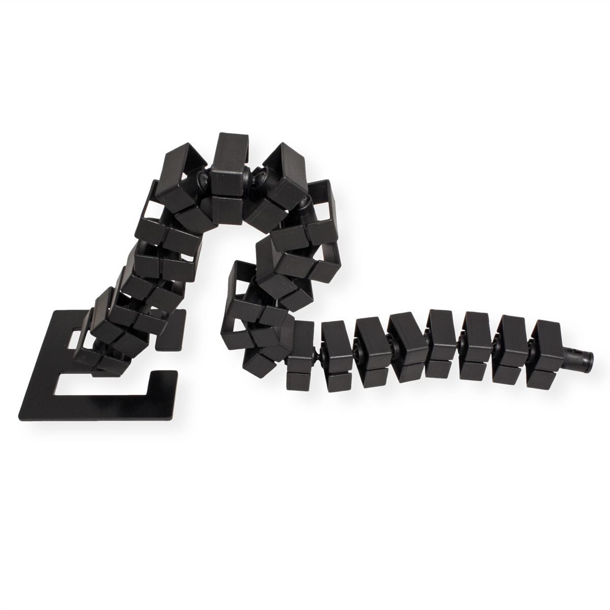 BACHMANN Kabelschlange Quadro Set schwarz