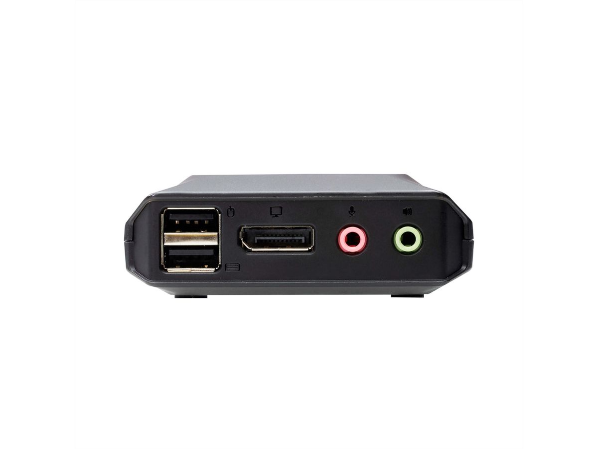 ATEN CS52DP 2-Port USB-C DP Hybrid Kabel KVM Switch