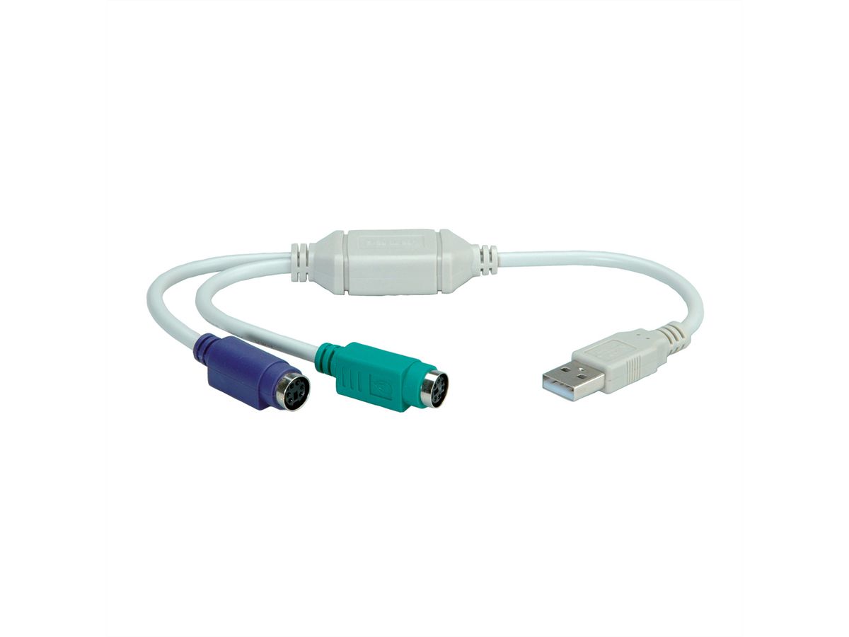 VALUE USB - 2x PS/2 Konverter