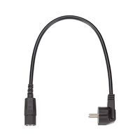 BACHMANN Zuleitung H05VV-F 3G1,5,sw, L:1,5, CEE7/7 / C13