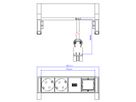 BACHMANN DESK2 2x Schutzkontakt 1x ABD GST18 Inox