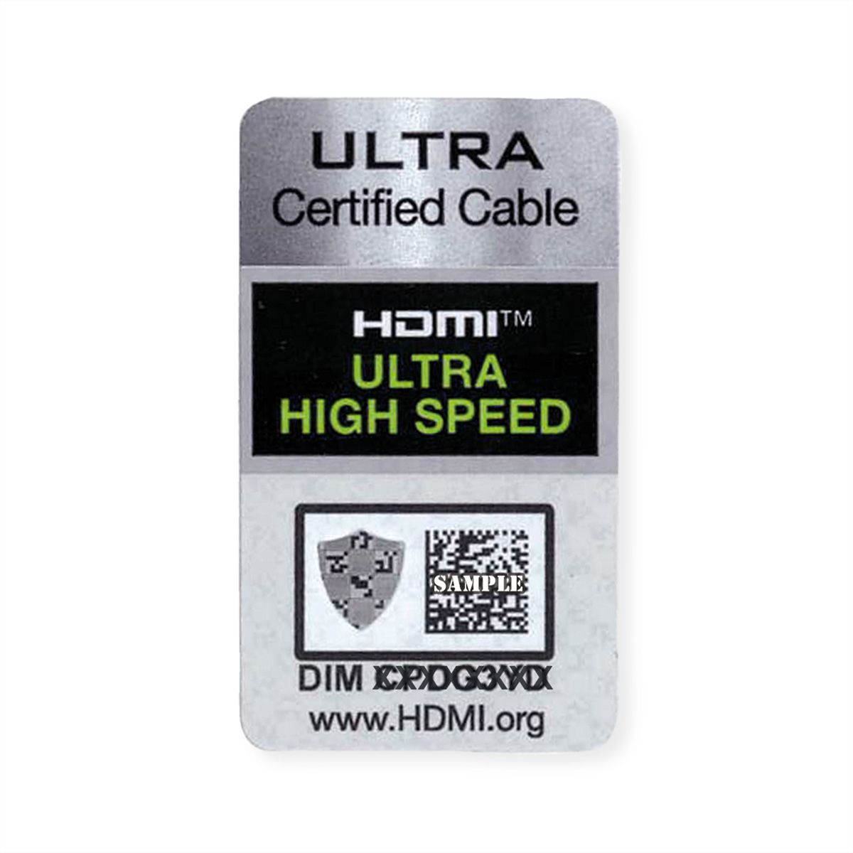 ROLINE ATC 8K HDMI Ultra HD Kabel mit Ethernet, ST/ST, schwarz, 1 m