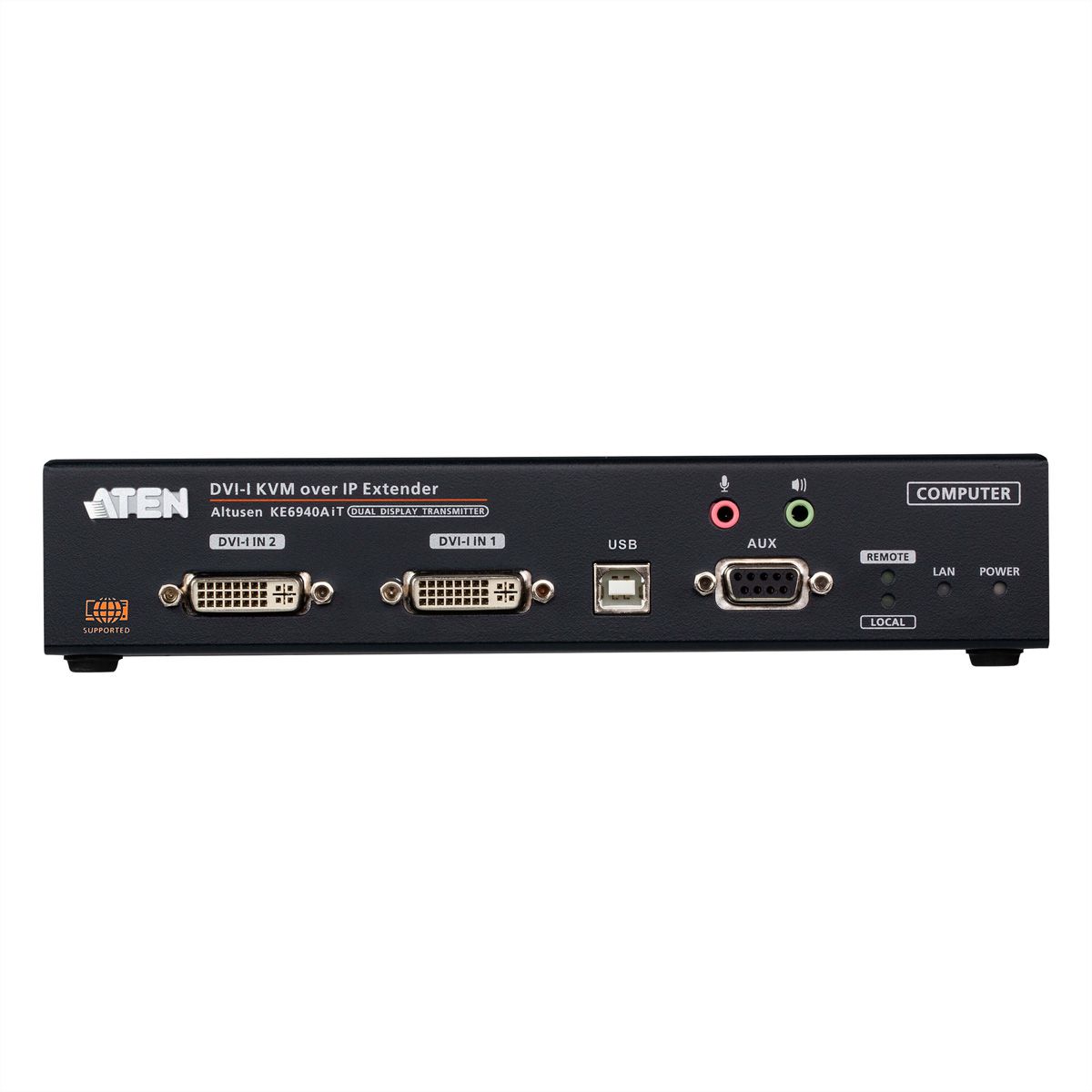 ATEN KE6940AIT FHD Dual DVI KVM over IP Transmitter mit Internetzugang