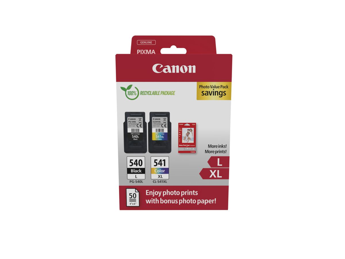 Canon PG540L/CL541XL Photo Value Pack
