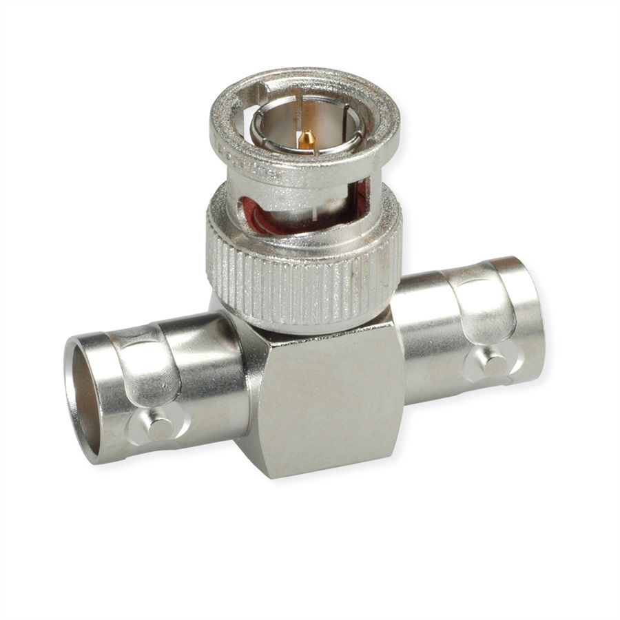 TELEGÄRTNER BNC-T-Stück 75 Ohm Buchse / Stift / Buchse