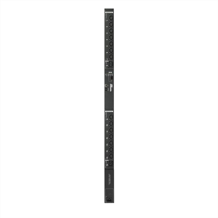 ATEN  PE6216 IP Steckdosenleiste 16-Port, 16A Messwertaufnahme, Stromparameter, Sensortport: Temperatur, Luftfeuchte