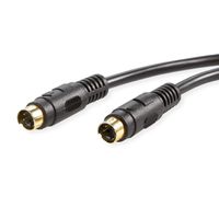 VALUE S-Video Kabel, schwarz, 3 m