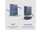 VALUE USB-C Docking Station 16in1, HDMI/DP 4K60, Gigabit Ethernet, USB-A, USB-C, PD, SD/microSD, Audio