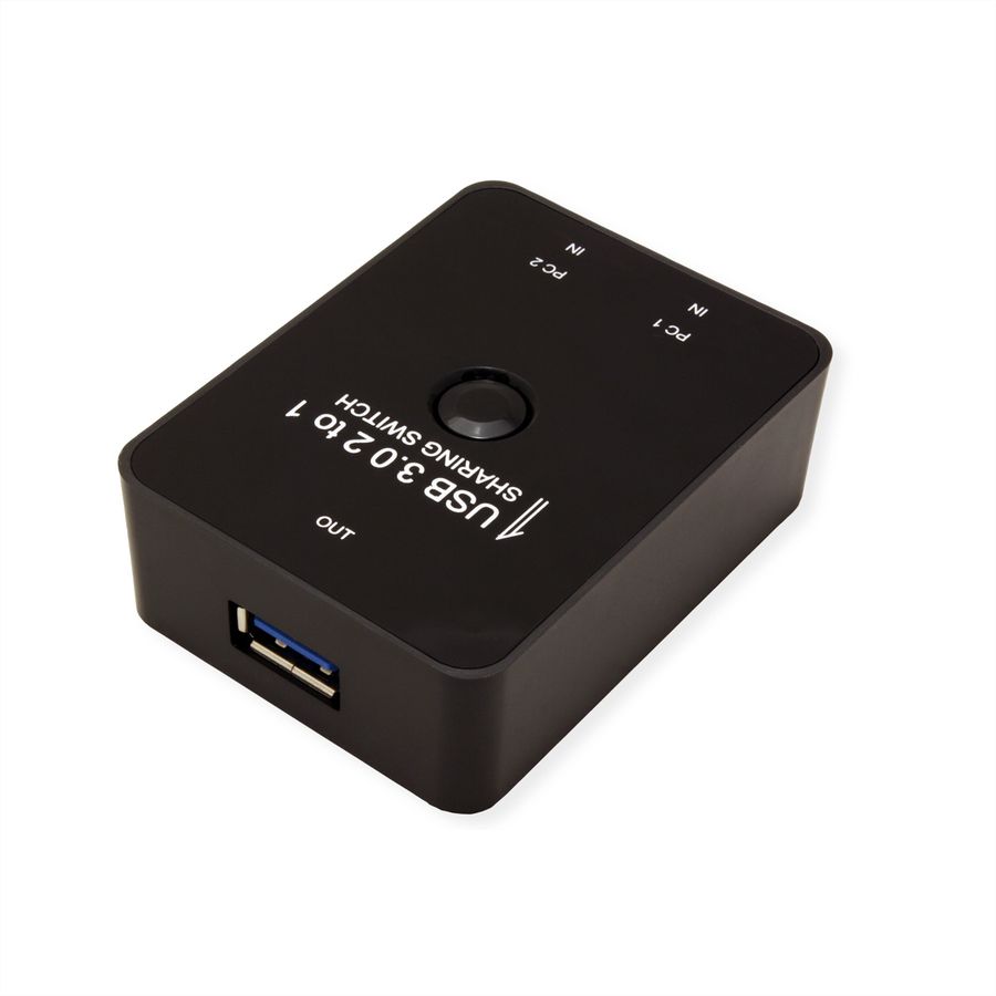 VALUE Manueller USB 3.2 Gen 1 Switch, 2 Ports