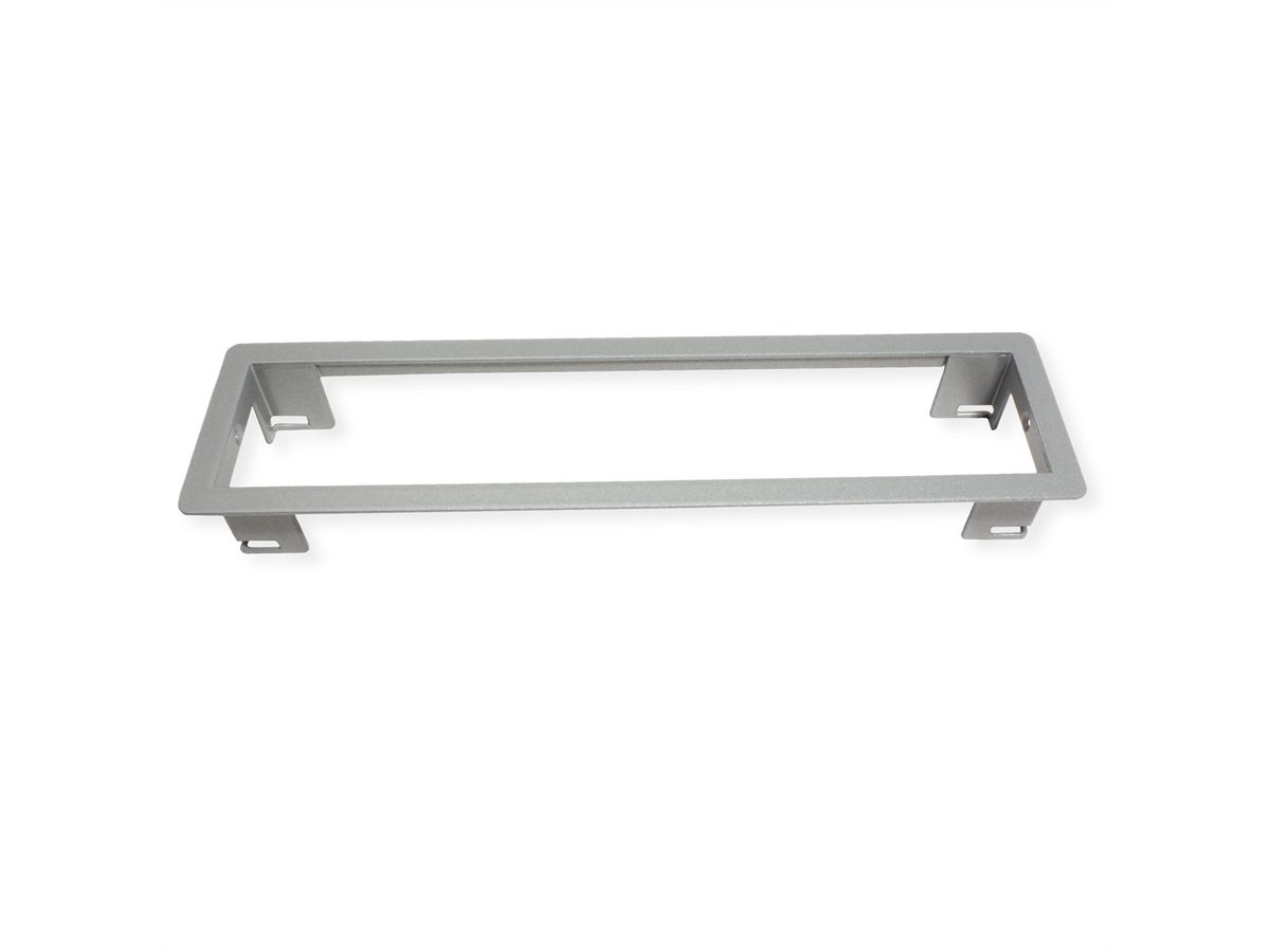 BACHMANN POWER FRAME Einbaurahmen Medium 4-fach, silberfarben
