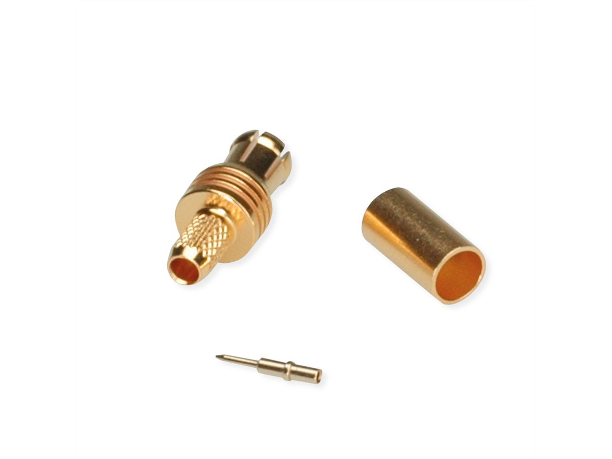 TELEGÄRTNER MCX-Crimpstecker für RG-316/U vergoldet