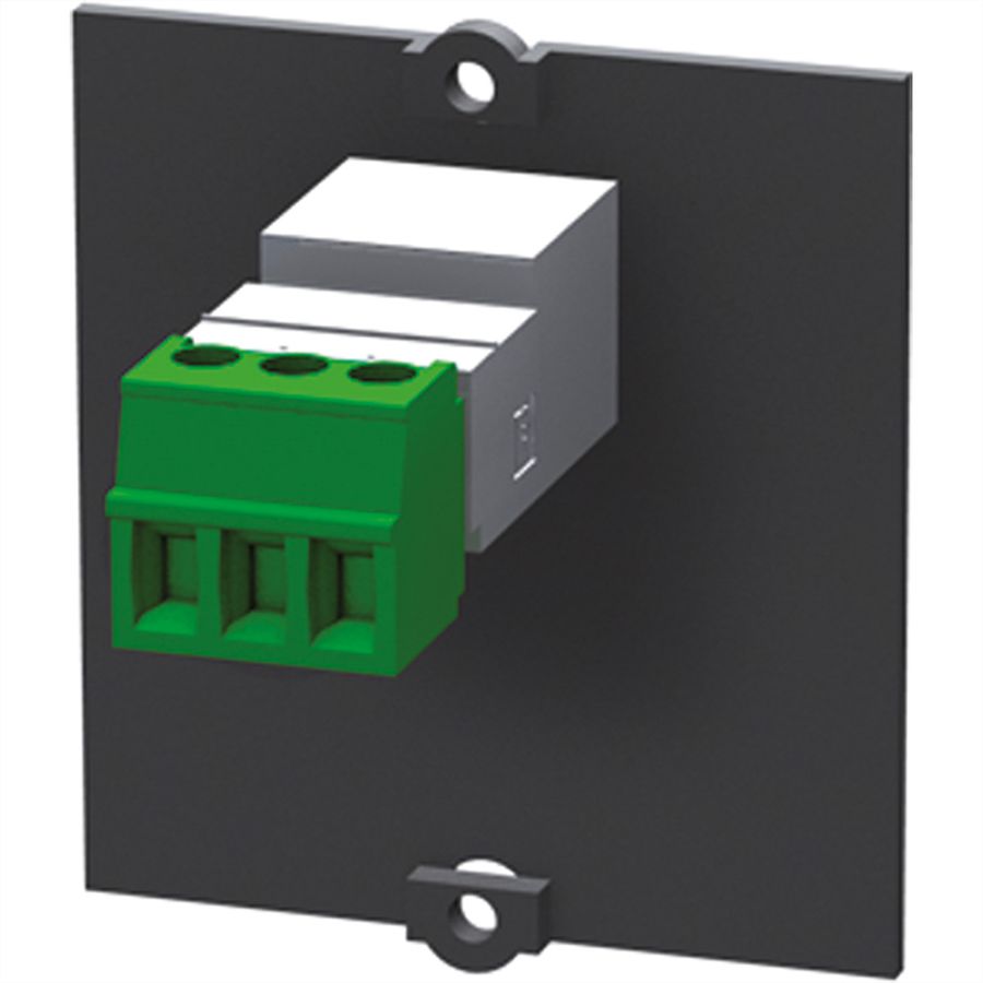 BACHMANN Rahmen Miniklinke 3,5mm Stereo, Schraubklemme