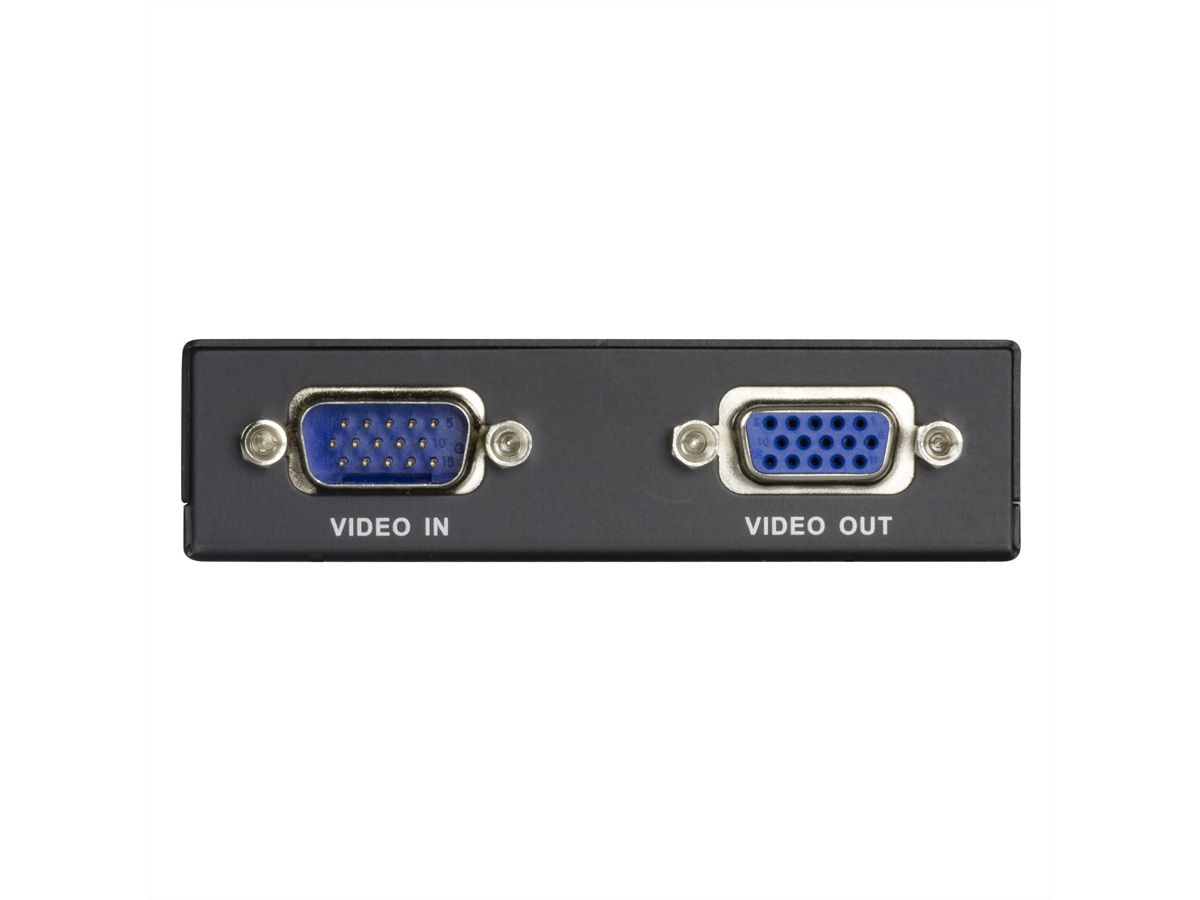ATEN VE170Q VGA Cat5 Audio/Video Extender mit Video-Signalkompensation (Sender und Empfänger)