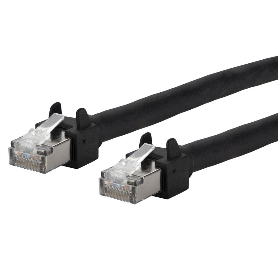 METZ CONNECT Patchkabel 6kV Flex500 Outdoor, schwarz, 3 m