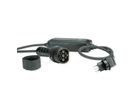 ROLINE Tragbares E-Auto Ladegerät, Typ J & Typ2 Stecker, 1-phasig, Mode 2, 10 A, 2,3 kW, 5 m