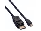 VALUE DisplayPort Kabel, DP ST - Mini DP ST, schwarz, 1 m