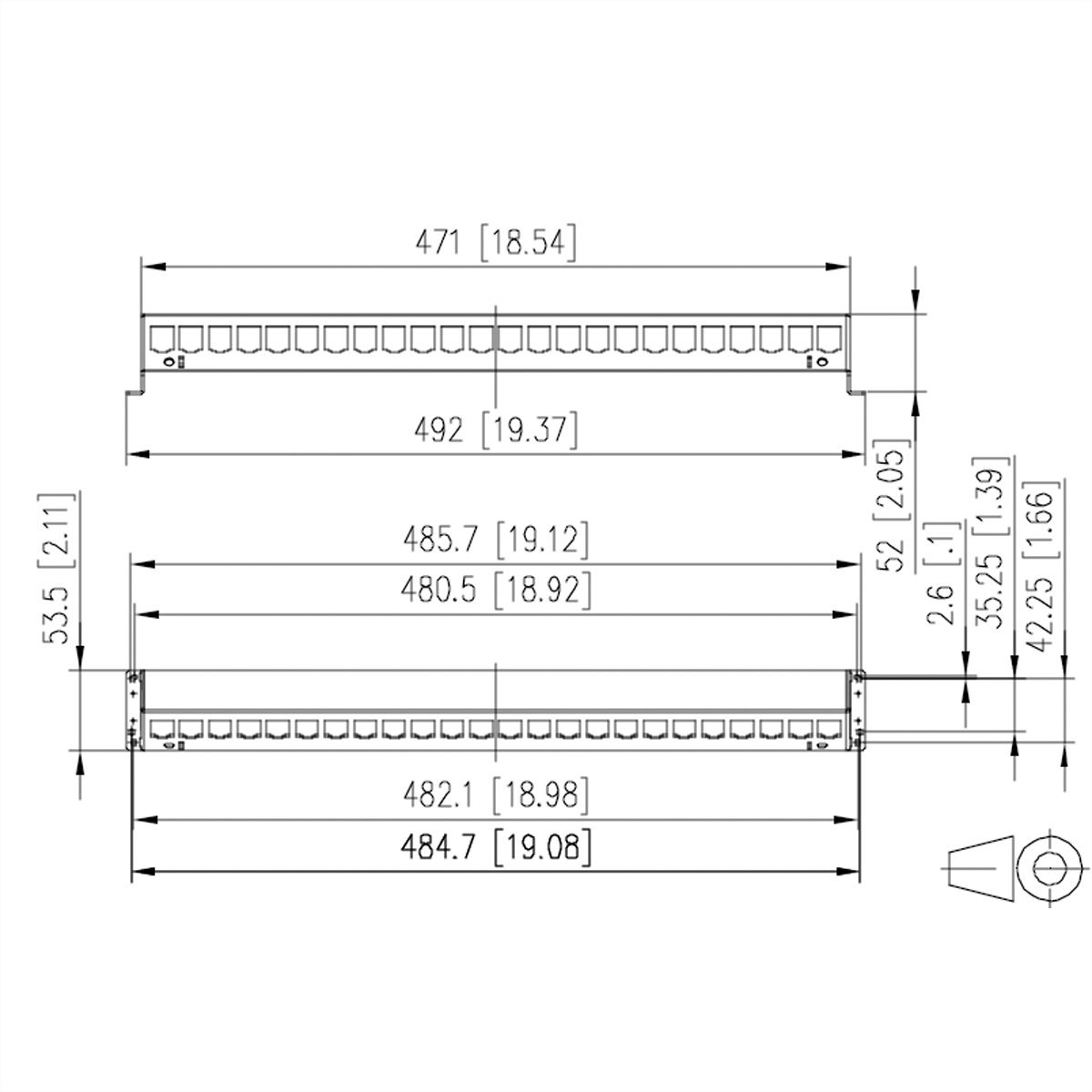 METZ CONNECT SmartConnectPP 24Port MC-Modul