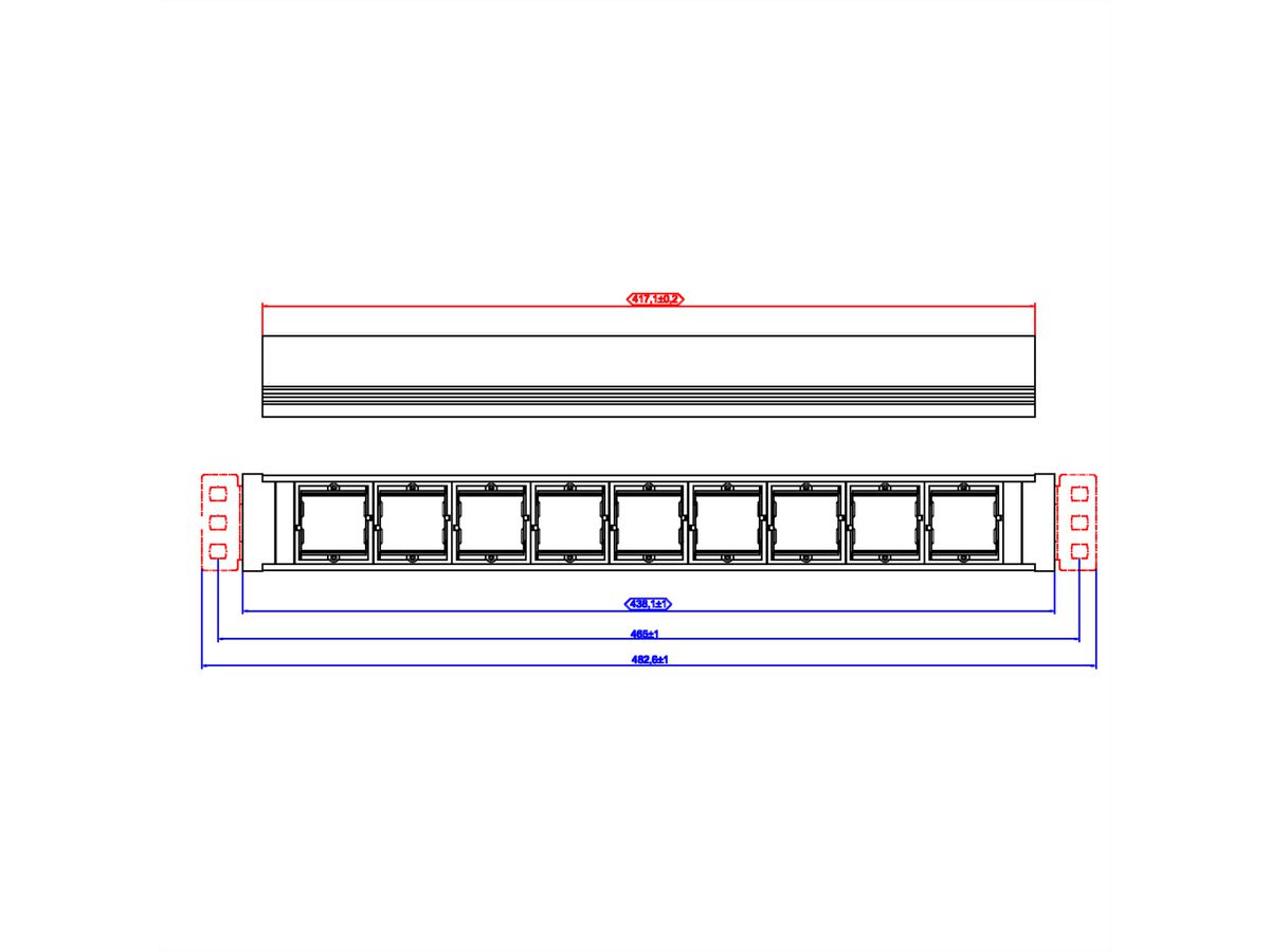 BACHMANN UNIVERSAL 5x Schutzkontakt 2x ABD, 3 m