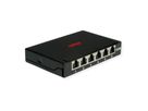 ROLINE Mini-Patchpanel, Kat.6A (Class EA), 6x RJ45, 0,5HE, geschirmt, schwarz