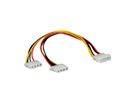 ROLINE Y-Kabel 4 pol. HDD / 2x 4 pol. HDD, 0,3 m