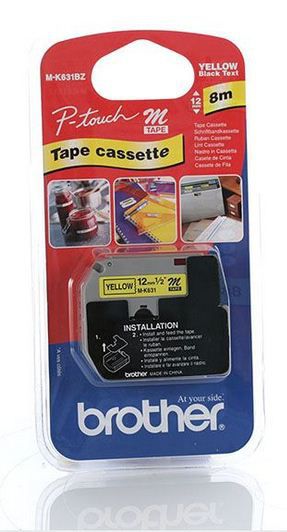 Brother M-K631BZ M Etiketten erstellendes Band