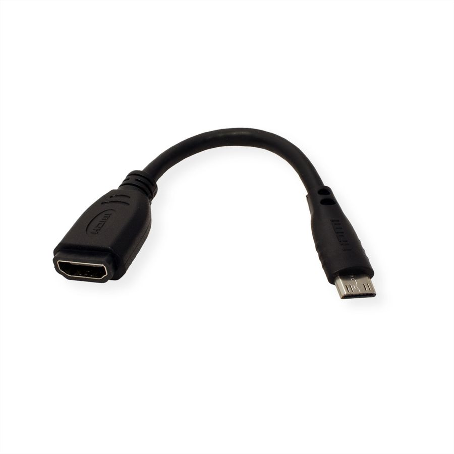 VALUE HDMI Adapterkabel HDMI - HDMI Mini, BU/ST