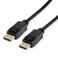 VALUE DisplayPort Kabel, v1.4, DP ST - ST, schwarz, 1,5 m
