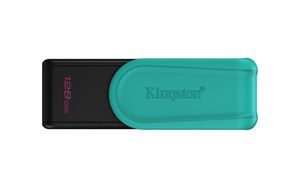 Kingston Technology DataTraveler 128GB Portable USB 3.2 Gen 1 Exodia S (Schwarz/Türkis)