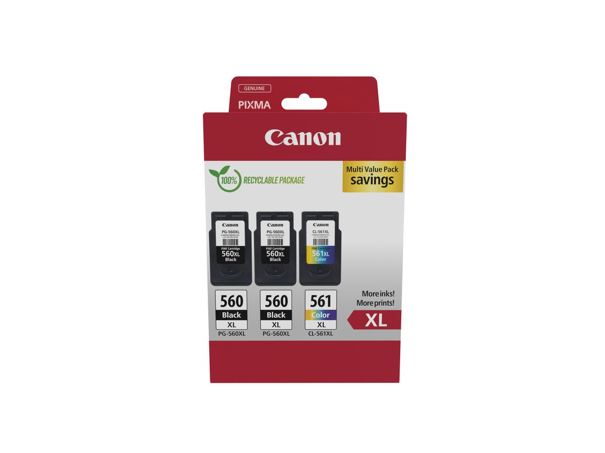 Canon PG-560XL x2/CL-561XL Triple Pack