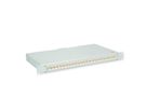 TELEGÄRTNER BASIS eco LWL-Panel mit Kupplungen, 24x LC Duplex, beige, OM2